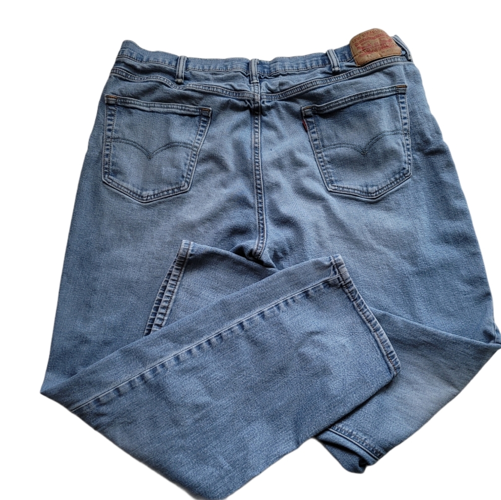 Levis 550 Jeans Distressed Work Pants - Picture 6 of 11